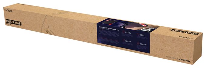 Stuhlmatte  GXT715 Bodenschutzmatte Japan (Schwarz, Rot, Weiß) 