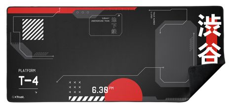Mauspad  GXT759 XXL (Schwarz, Rot) 
