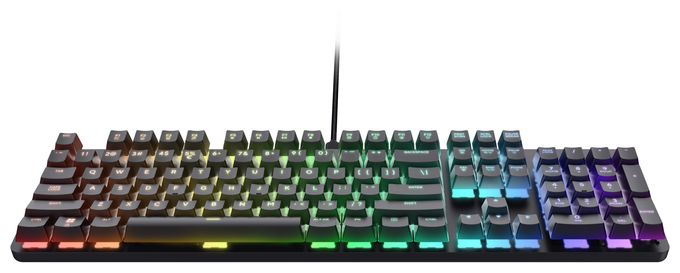 RGB-LED Gaming Tastatur USB  GXT871 Zora (Schwarz) 