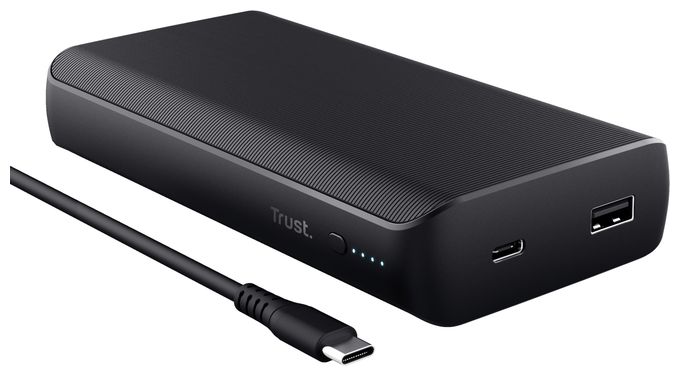 20000 mAh Powerbank USB Typ-C  Laro (Schwarz) 