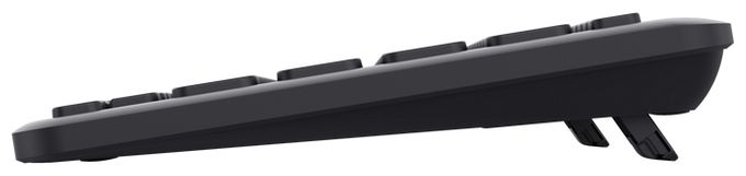 Büro Tastatur USB + RF Wireless + Bluetooth  Lyra (Schwarz) 
