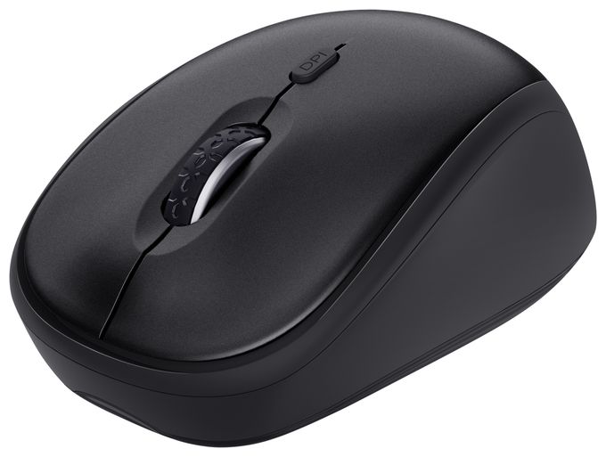 Büro Tastatur QWERTZ RF Wireless  Ody II Tastatur-Maus-Set (Schwarz) 