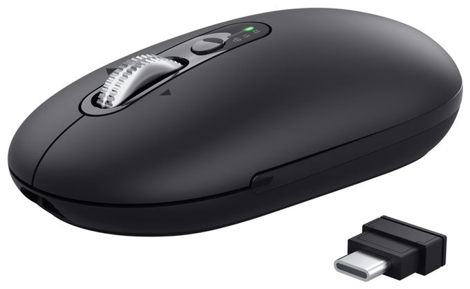 3200 DPI Büro Maus Optisch  Seron Slim Multi (Schwarz) 
