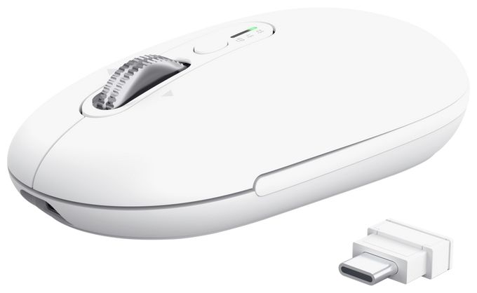 3200 DPI Büro Maus Optisch  Seron Slim Multi (Weiß) 