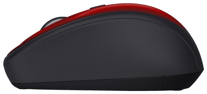 1600 DPI Büro Maus Optisch  Yvi+ (Schwarz, Rot) 