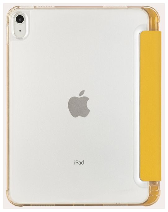 Folio aus Polycarbonat, Thermoplastische Polyurethane (TPU) für Apple iPad 10.9" 10th gen 2022 bis 27,7 cm (10.9") Schockresistent (Transparent, Gelb) IPD1022ST-DY 