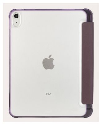 Folio aus Polycarbonat, Thermoplastische Polyurethane (TPU) für Apple iPad 10.9" 10th gen 2022 bis 27,7 cm (10.9") Schockresistent (Violett, Transparent) IPD1022ST-PP 
