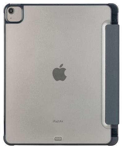 Folio aus Kunststoff für Apple iPad Pro 12.9" 4th gen. 2020 iPad Pro 12,9" 5th gen. 2021 iPad Pro 12,9" 6th gen iPad Air 13 M2 (2024) bis 33 cm (13") Schockresistent (Grau) IPDA13M2ST-BBK 