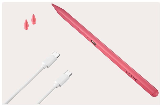 Bluetooth Eingabestift für Apple iPad 7.-10.Gen/iPad Air 10,9 3.-5.Gen/iPad Pro 11 1.-5.Gen/iPad Pro 12,9 3.-6.Gen/iPad mini 5.-7.Gen/iPad Air 11/13 M2/M3 Pink Pencil 3 