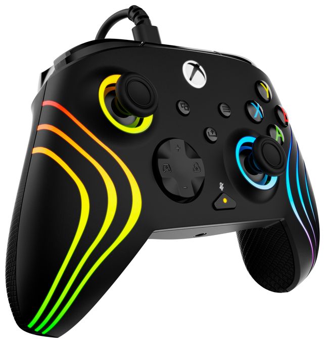Gamepad für PC, Xbox, Xbox One, Xbox Series S, Xbox Series X  Afterglow Wave Wired Controller (Schwarz) 