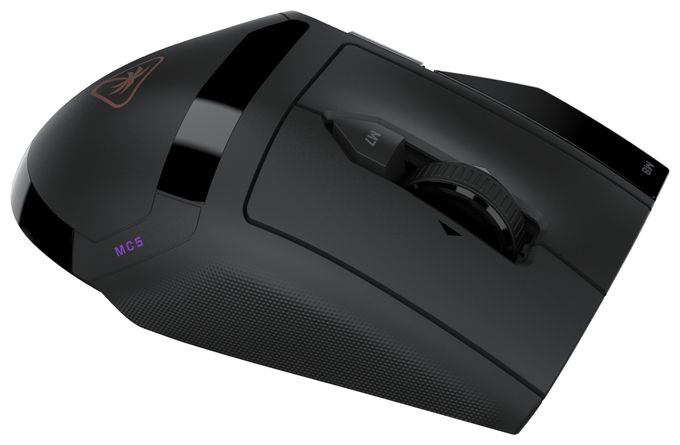 30000 DPI Gaming Maus Optisch  Command Series MC5 Wireless (Schwarz) 