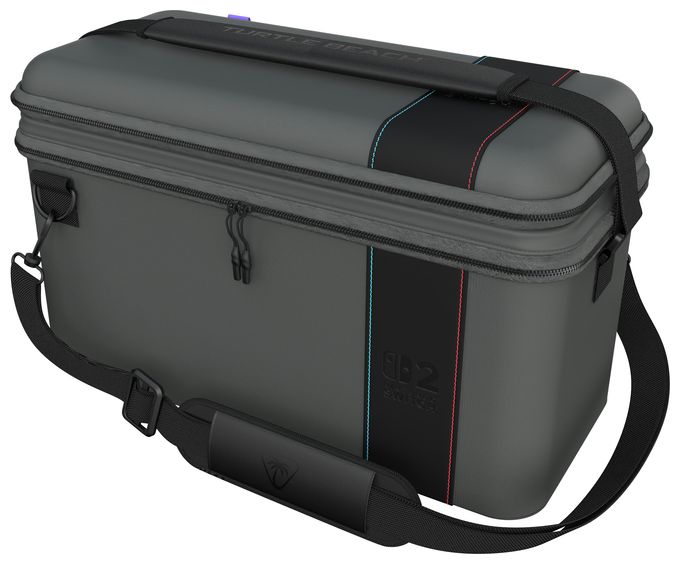 PlayTrek 2-in-1-Etui Offiziell von Nintendo lizenzierte Reiseetui zum Schutz deiner Nintendo Switch 2, Antrazitschwarz 