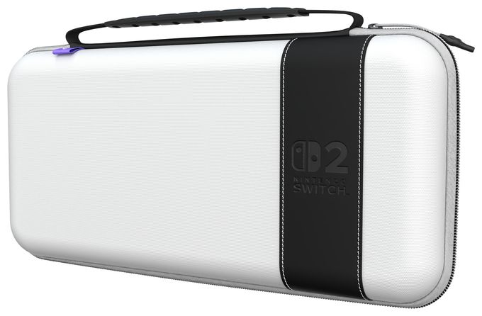 PlayTrek Etui Offiziell von Nintendo lizenzierte Reiseetui zum Schutz deiner Nintendo Switch 2, Weiß 