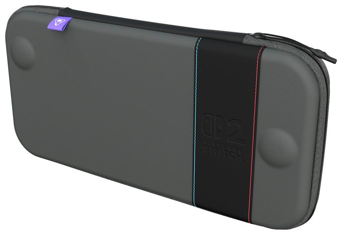 PlayTrek Etui Offiziell von Nintendo lizenzierte schlanke Hülle zum Schutz deiner Nintendo Switch 2, Antrazitschwarz 