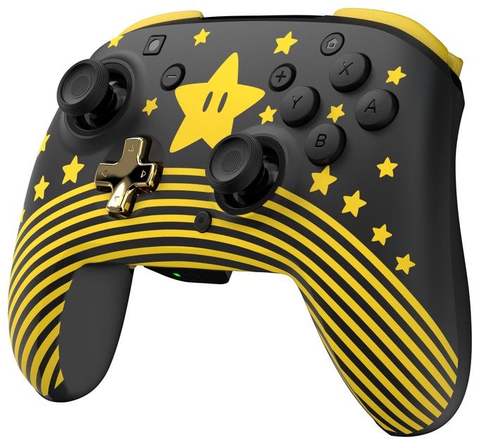 Gamepad für Nintendo Switch, Nintendo Switch 2, Nintendo Switch Lite, Nintendo Switch OLED  Rematch (Schwarz, Gold, Gelb) 