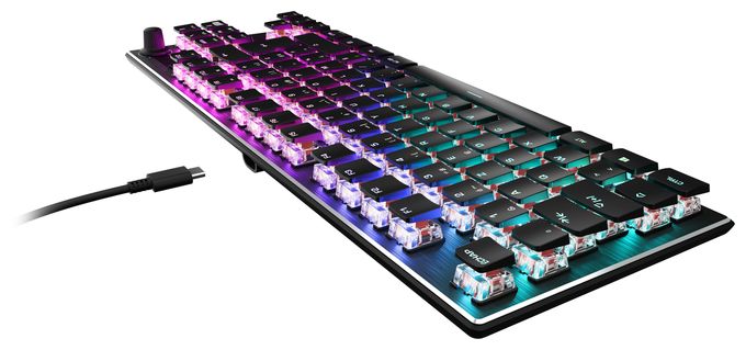 RGB-LED Gaming Tastatur USB  Vulcan TKL (Schwarz) 