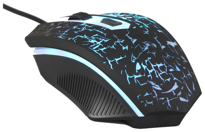 LED Gaming Tastatur  Hawk Gaming Set 4in1 (Schwarz, Rot, Weiß) 