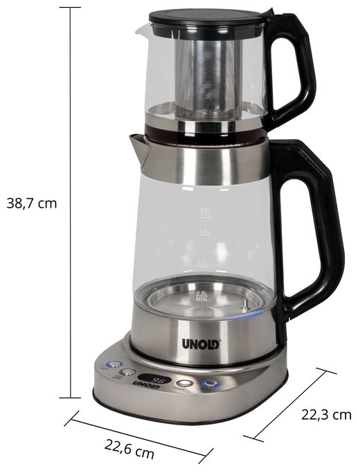 1,7 l Wasserkocher 1800 W  18215 Samowar Selin (Edelstahl) 