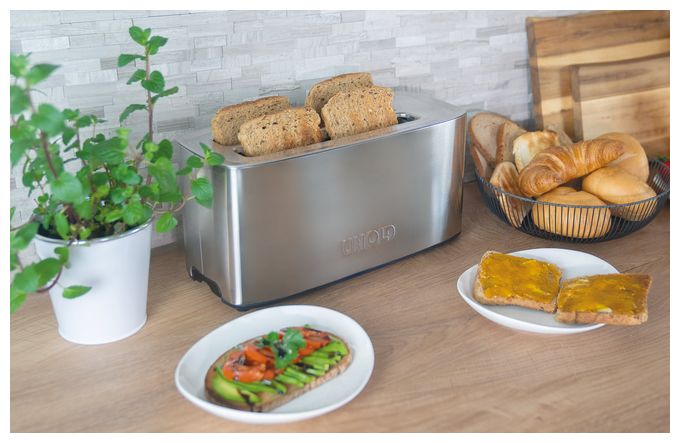 Toaster 1400 W 4 Scheibe(n) 7 Stufen  38266 Tom (Edelstahl) 