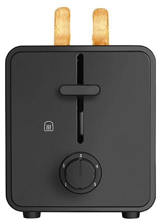 Toaster 1180 W 4 Scheibe(n)  38915 Onyx (Schwarz, Edelstahl) 