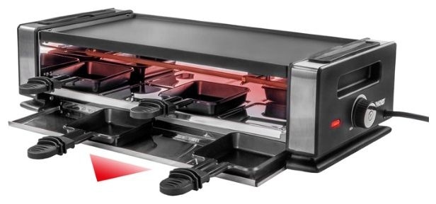 8 Person(en) 1200 W 48730 Finesse Basic Raclette 