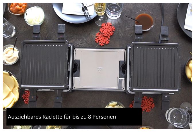 8 Person(en) 1300 W 48755 Raclette Extendable 