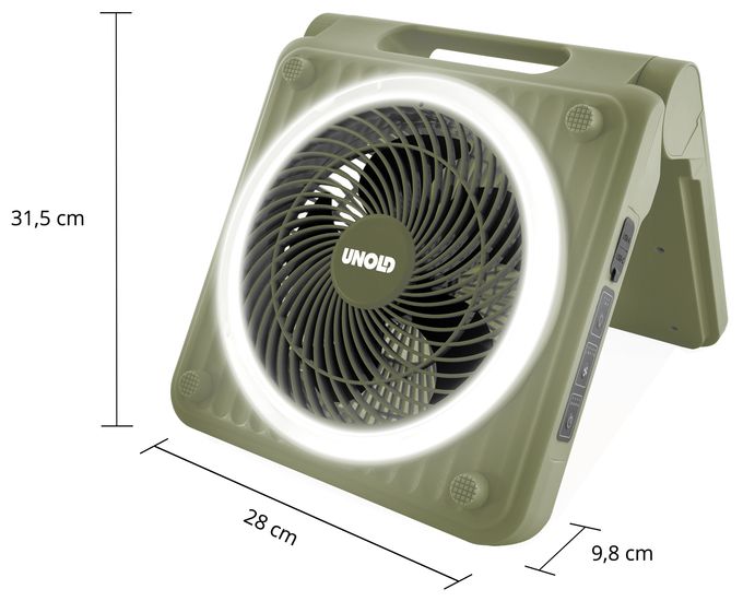 Handventilator  86516 Solar (Grün) 