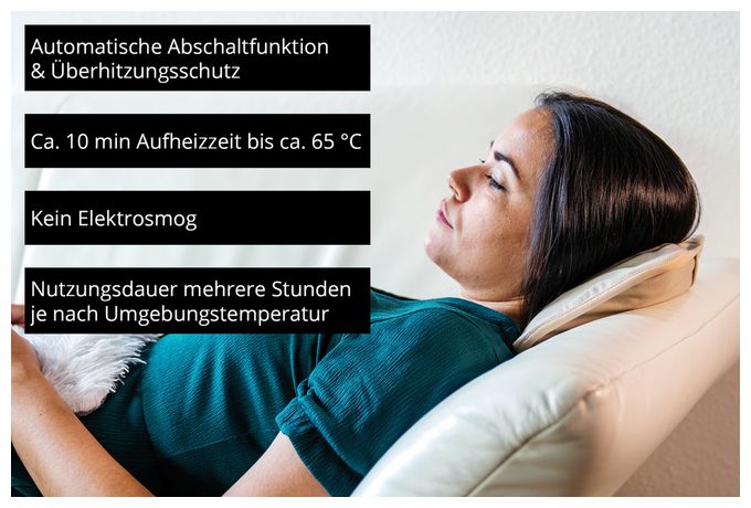 380 W  Wärmi elektrische Wärmflasche (Beige) 