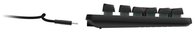 RGB-LED Gaming Tastatur USB  Exodus 215 Illuminated (Schwarz) 