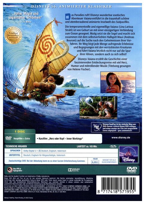 Vaiana (DVD) 
