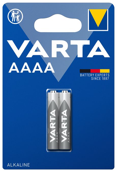 Batterien AAAA, 2 Stück, Alkaline Special, 1,5V, für medizinische Geräte, Alarmsysteme, Fernbedienungen, kompakt mit langanhaltender & hoher Leistung 