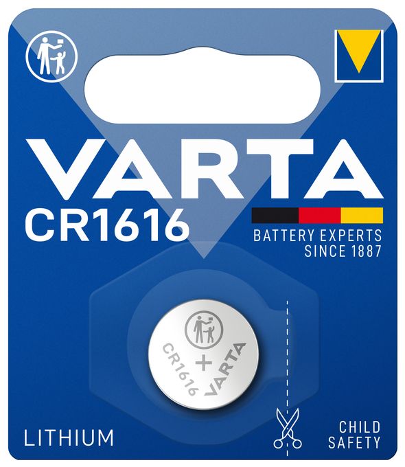 CR1616 Lithium 3 V 1 Stück  Lithium Coin Knopfzelle (Metallisch) 