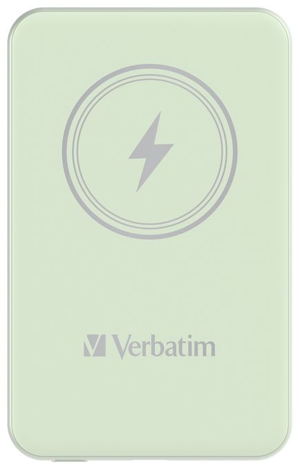 5000 mAh Powerbank USB Typ-C Kabelloses Laden  Charge 'n' Go (Grün) 