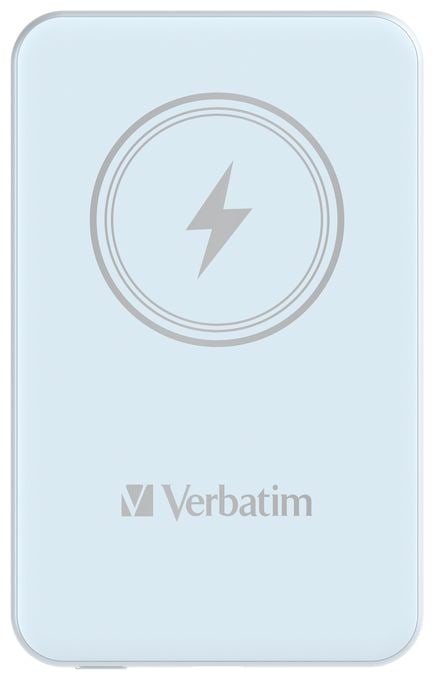 5000 mAh Powerbank USB Typ-C Kabelloses Laden  Charge 'n' Go (Blau) 