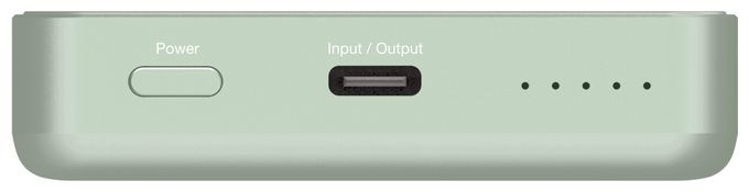 10000 mAh Powerbank USB Typ-C Kabelloses Laden  Charge 'n' Go Essentials (Grün) 
