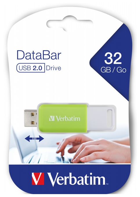USB Typ-A Stick 32 GB  DataBar (Grün) 