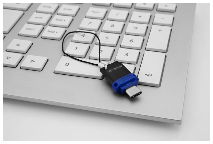 USB Type-A / USB Type-C Stick 32 GB (Schwarz, Blau, Silber) Dual 