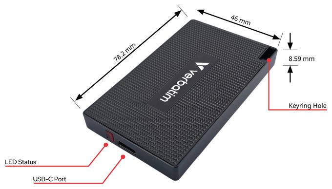 512 GB SSD M.2  Metal Mini (Grau) 