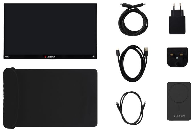 Full HD Monitor 35,6 cm (14 Zoll) 16:9 6 ms  PMT-14 (Schwarz) 