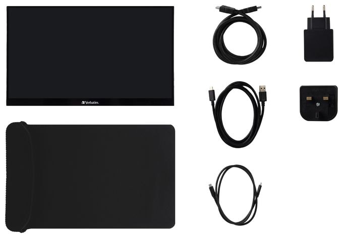 Full HD Monitor 35,6 cm (14 Zoll) 16:9 6 ms 250 cd/m²  PMT-14 (Schwarz) 
