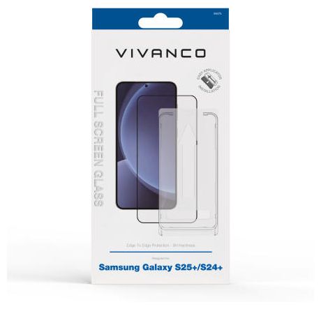 Klare Bildschirmschutzfolie Glas 9H für  Samsung Galaxy S25+ Schmutzabweisend, Schlagfest, Kratzresistent 64475 