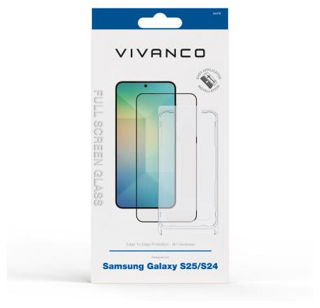 Klare Bildschirmschutzfolie Glas 9H für  Samsung Galaxy S25 Schmutzabweisend, Schlagfest, Kratzresistent 64478 