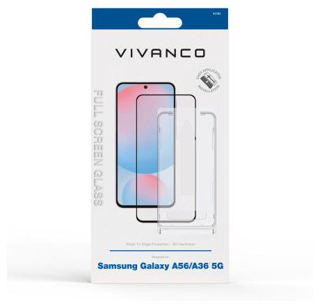 Klare Bildschirmschutzfolie Glas 9H für  Samsung Galaxy A56/A36 5G Stoßfest, Schmutzabweisend, Schlagfest, Kratzresistent 64483 