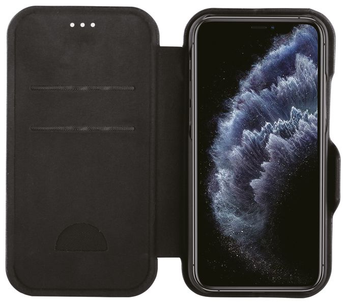 Geldbörsenhülle für Apple iPhone 12, iPhone 12 Pro  Casual (Schwarz) 