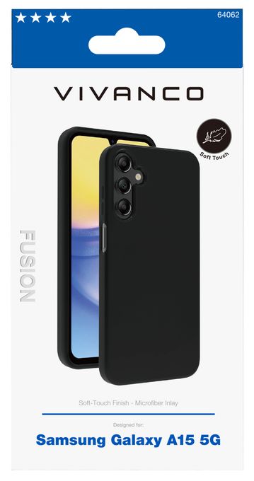 Cover für Samsung Galaxy A15 5G  Fusion (Schwarz) 