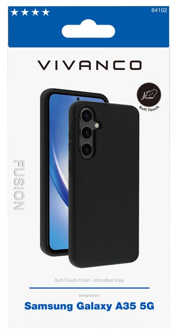Cover für Samsung Galaxy A34 5G  Fusion Cover (Schwarz) 