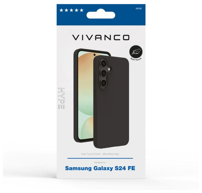 Cover für Samsung Galaxy S24 FE  Hype (Schwarz) 