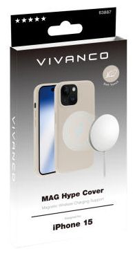 Cover für Apple iPhone 15  Mag Hype (Beige) 