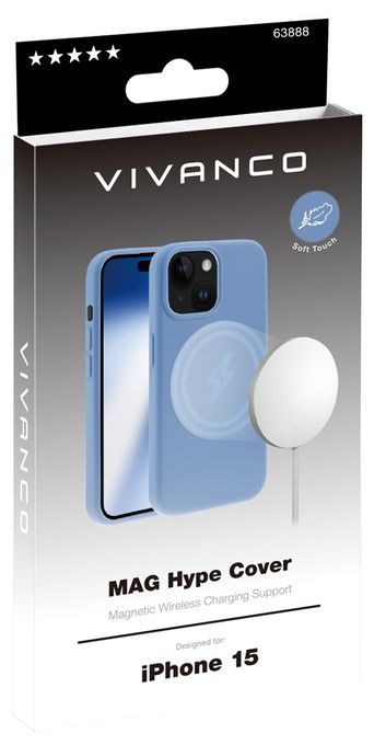 Cover für Apple iPhone 15  Mag Hype (Blau) 