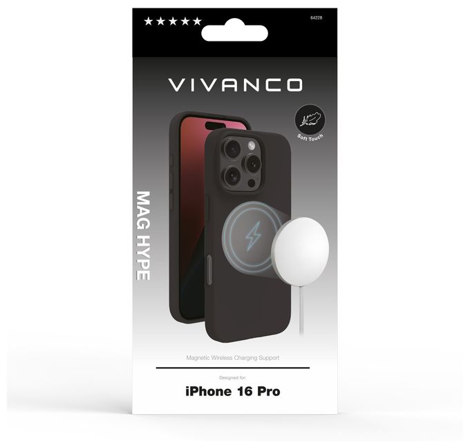 Cover für Apple iPhone 16 Pro  Mag Hype (Schwarz) 